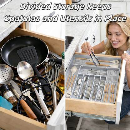 Expandable Utensil Drawer Organiser – Expandable Utensil | Drawer Org… – 🍳 Say