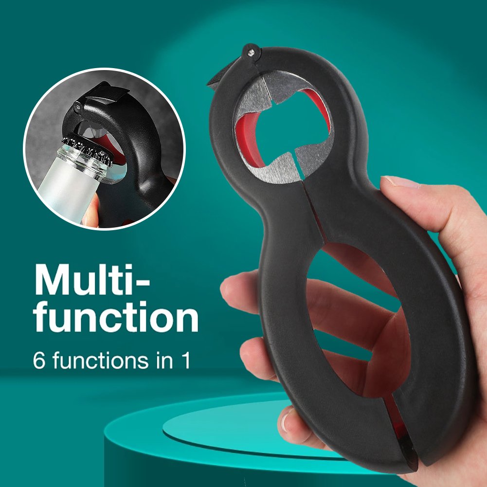 In-1 Multifunctional Bottle Opener – Stainless Steel | Opens Jars, … – 🍳 A Real