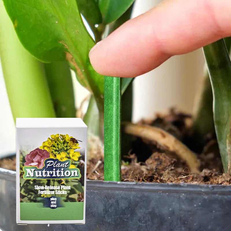 Slow-Release Plant Fertilizer Sticks – NPK Formula, 18 Sticks/Box | Indoor & Outdoor Plants