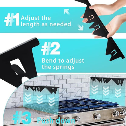 Retractable Stainless Steel Stove Gap Covers – 🎁retractable Stainl… – As A