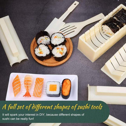 Diy Sushi Maker Set – Easy Home Sushi Mold Kit | Love, Round & Square… – 🛡️