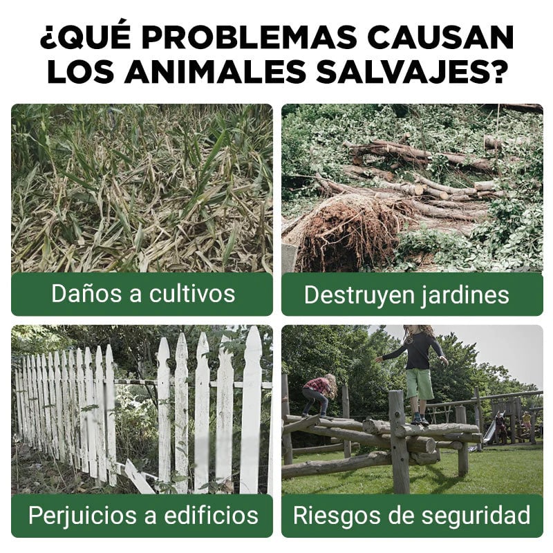 Luces De Advertencia Solares Repelentes De Bestias Con Volumen Alto[f… – ✅