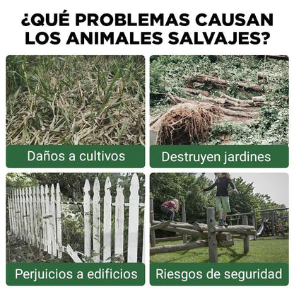 Luces De Advertencia Solares Repelentes De Bestias Con Volumen Alto[f… – ✅