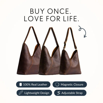 Naomi Leather Shoulder Bag | Portland Leather | 30+ Colors