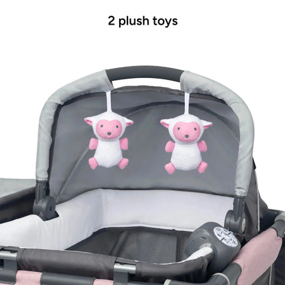 Baby Trend® Simply Smart™ Whisper Grey Portable Nursery Center® Playard w/ Removable Full Bassinet, Changing Table & Organizer