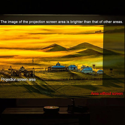 Anti-light 4k Projector Screen – 2.4 Gain, 160° View, Foldable & Velc… – 🌟