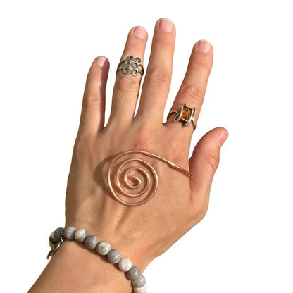 Last Day 50% Off - 🤲🏼 Spiral Hand Rings - Handmade Reiki & Crystal … – Tips: