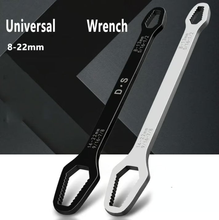Mm Universal Adjustable Wrench – Chrome Vanadium Steel, Double-he… – 🔧 Don't