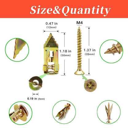 Self Drilling Drywall Anchors With Screws Kit – Self Drilling | Drywa… – Don't