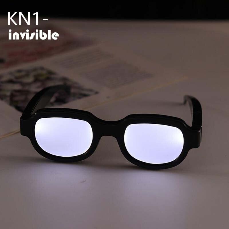 Led Light-up Anime Cosplay Glasses – Touch Control, Usb Rechargeable … –