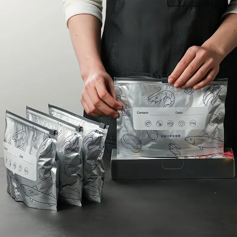 Pcs )reusable Aluminum Foil Sealable Storage Bags – (30pcs )reusab… – Reusable