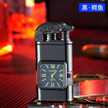 Dual Flame Windproof Torch Lighter – Refillable Butane, Zinc Alloy | … – 🔔