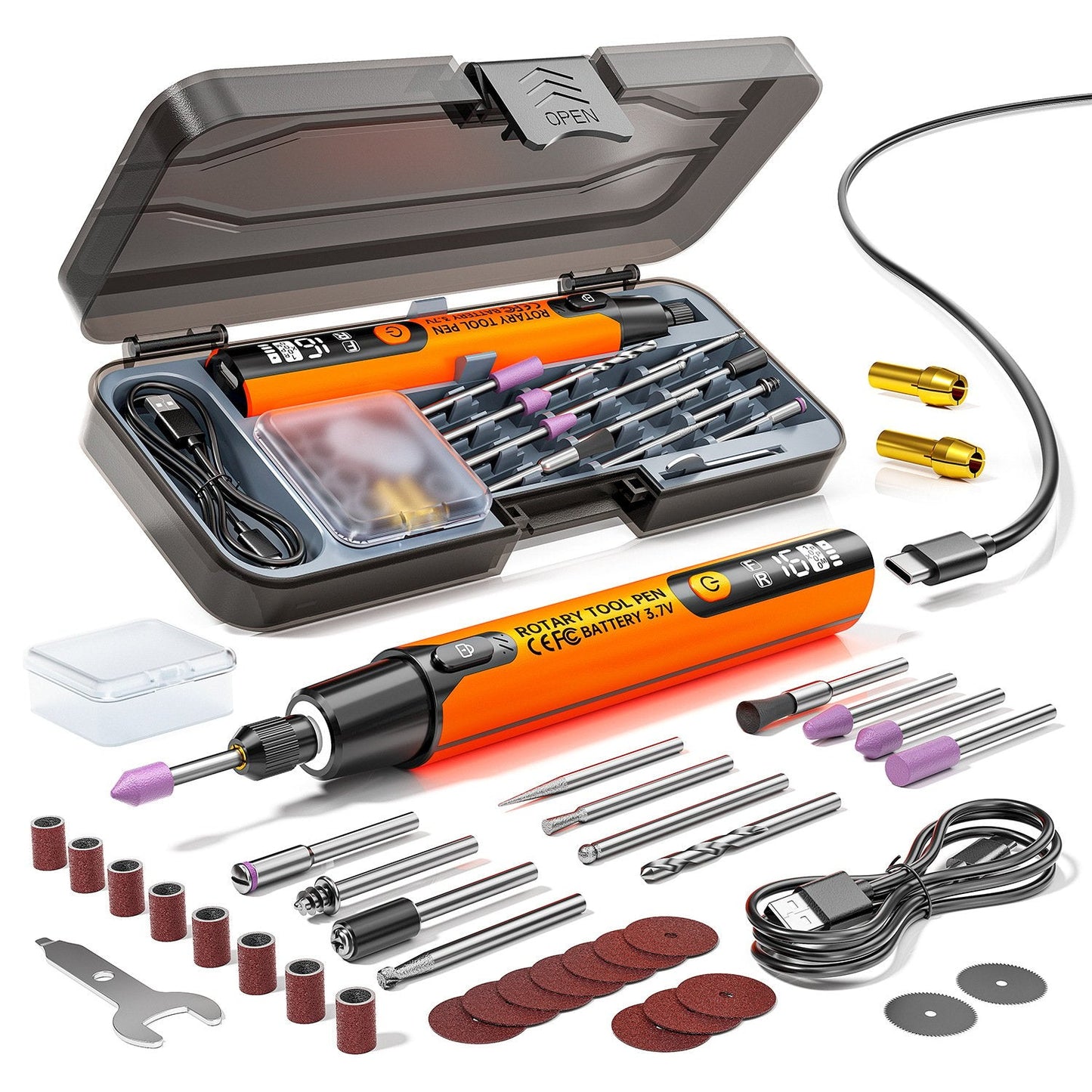 Mini Electric Rotary Tool Set – Mini Electric | Rotary Tool | Everyda… – 🔧