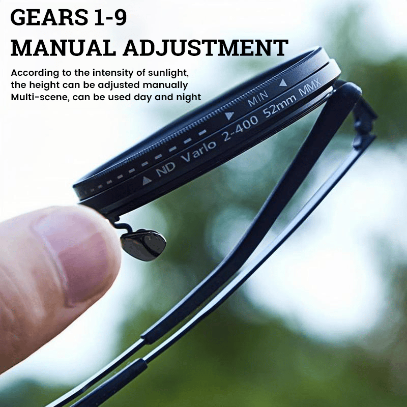 Steampunk Adjustable Tint Sunglasses – 1-9 Stop Nd Filter, 360° Polar… – ❤️