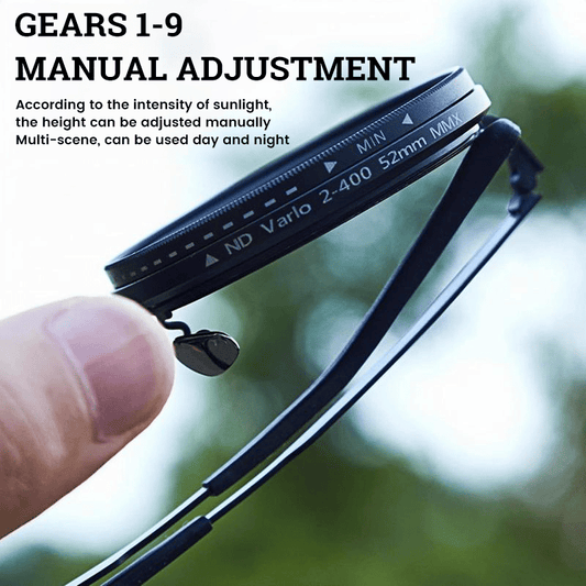 Steampunk Adjustable Tint Sunglasses – 1-9 Stop Nd Filter, 360° Polar… – ❤️