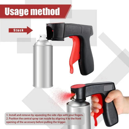 Spray Can Trigger Handle – Ergonomic Aerosol Grip, Universal Fit, Anti-Slip | 2 & 4 Pack