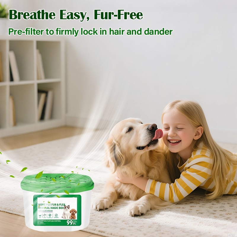 Pet Fur & Odor Removal Magic Box – Electrostatic Adsorption, Plant-ba… – ✨ No