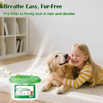 Pet Fur & Odor Removal Magic Box – Electrostatic Adsorption, Plant-ba… – ✨ No