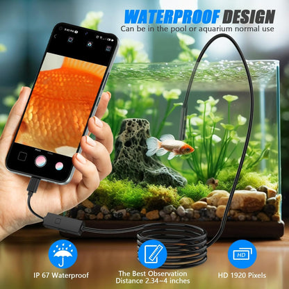 Plug-and-play Endoscope Camera - Compatible With Android & Iphone & I… – Turn