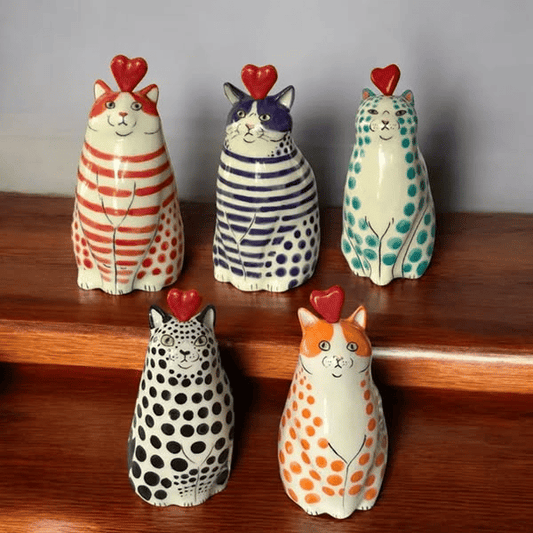 Handmade Ceramic Cat Vase – Handmade Ceramic | Vase | Everyday Use – ✅