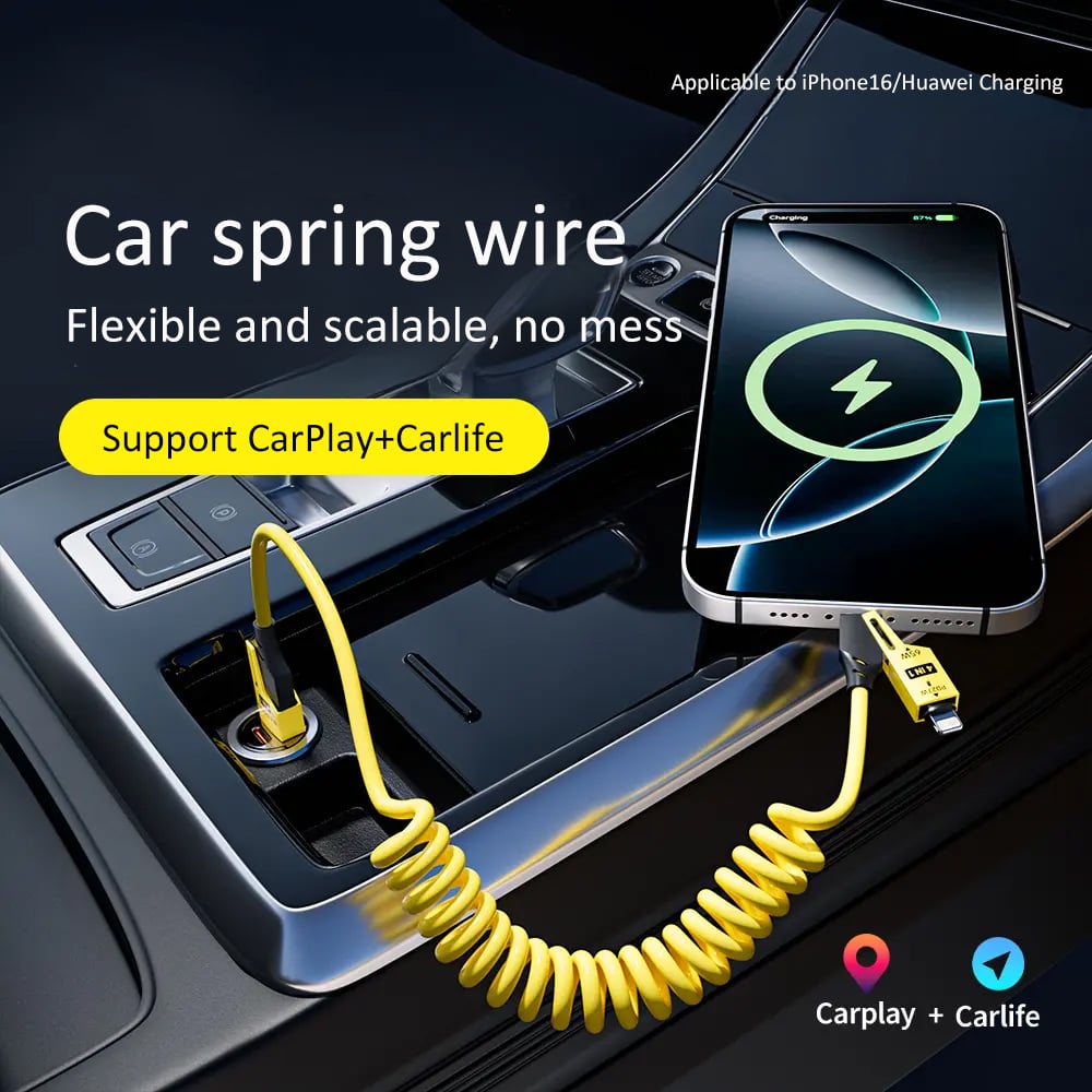 In 1 Spring Fast Charging Cable – Spring Fast | Charging Cable | Ev… – This