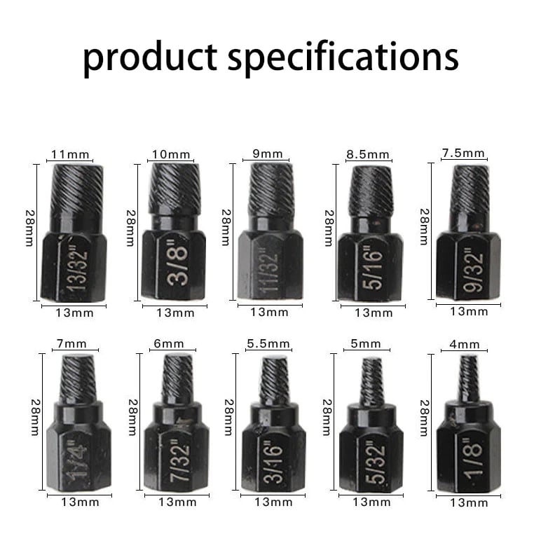 Broken Head Bolt Screw Cap Extractor Broken Head Screw Hexagon Socket… – ✨ Main