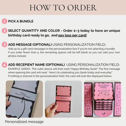 Handmade Waterfall Birthday Gift Card Booklet – Handmade Waterfall | … – Don't
