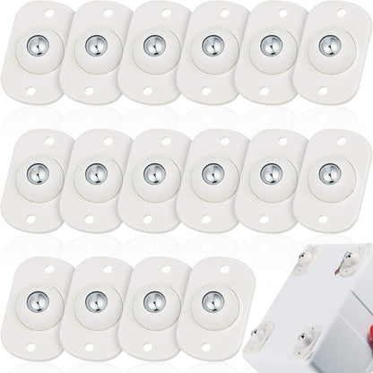 Self-adhesive 360° Universal Swivel Wheels – Abs + Stainless Steel | … – From