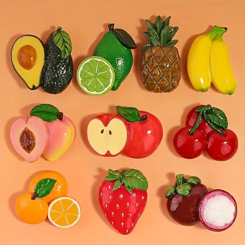 Cute 3d Fruit Fridge Magnets – Cute Fruit | Fridge Magnets | Everyday… – 🔹 3d