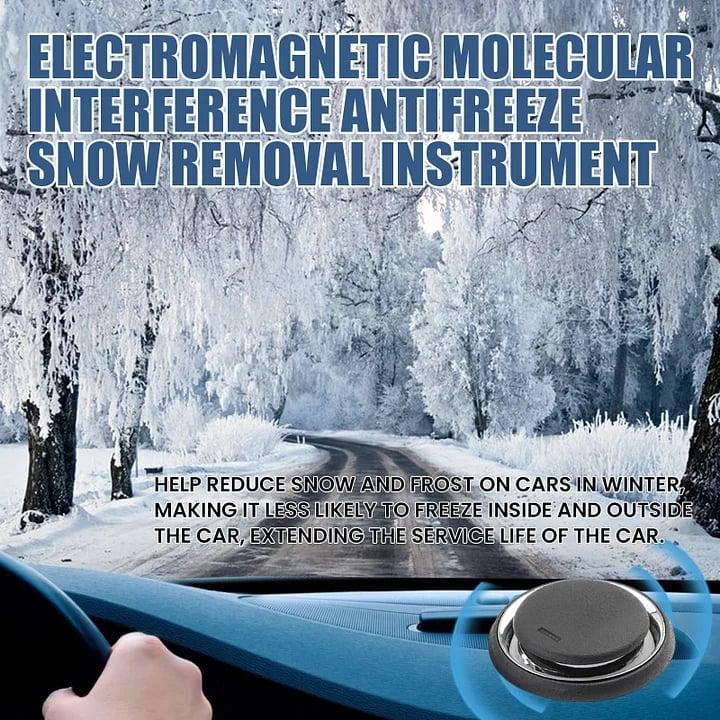 Solar Car De-Icing Device – Electromagnetic Auto Snow & Ice Remover | No Scraping