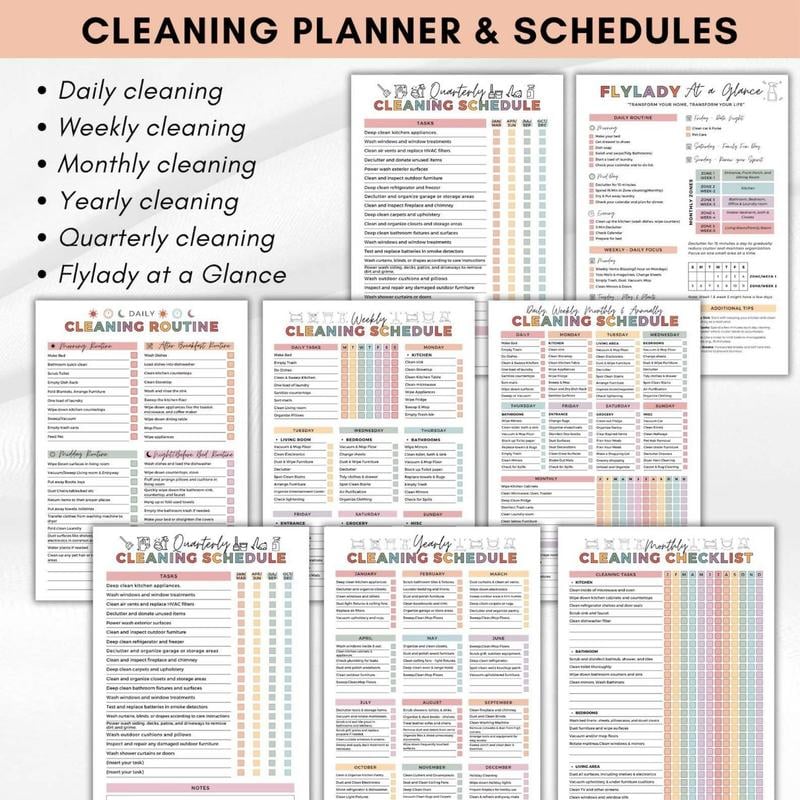 Adhd Cleaning & Organizing Toolkit - Chore Planner – Adhd Cleaning | … – ❤️tips: