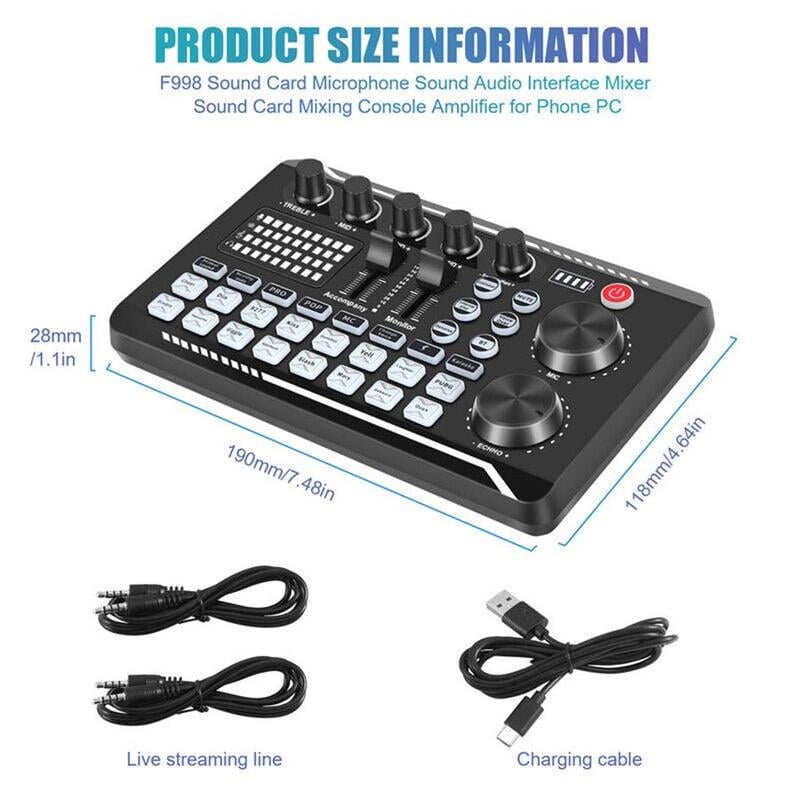 Live Sound Card With Dj Mixer Effects & Voice Changer[free Shipping] … – Hurry