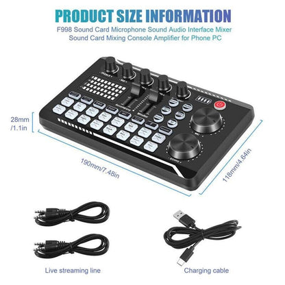Live Sound Card With Dj Mixer Effects & Voice Changer[free Shipping] … – Hurry