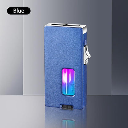 Windproof 7-hole Refillable Butane Lighter – Gravity-activated Igniti… – 🔥