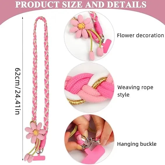 Cute Floral Phone Crossbody Lanyard – Cute Floral | Phone Crossbody |… – ❤️tips:
