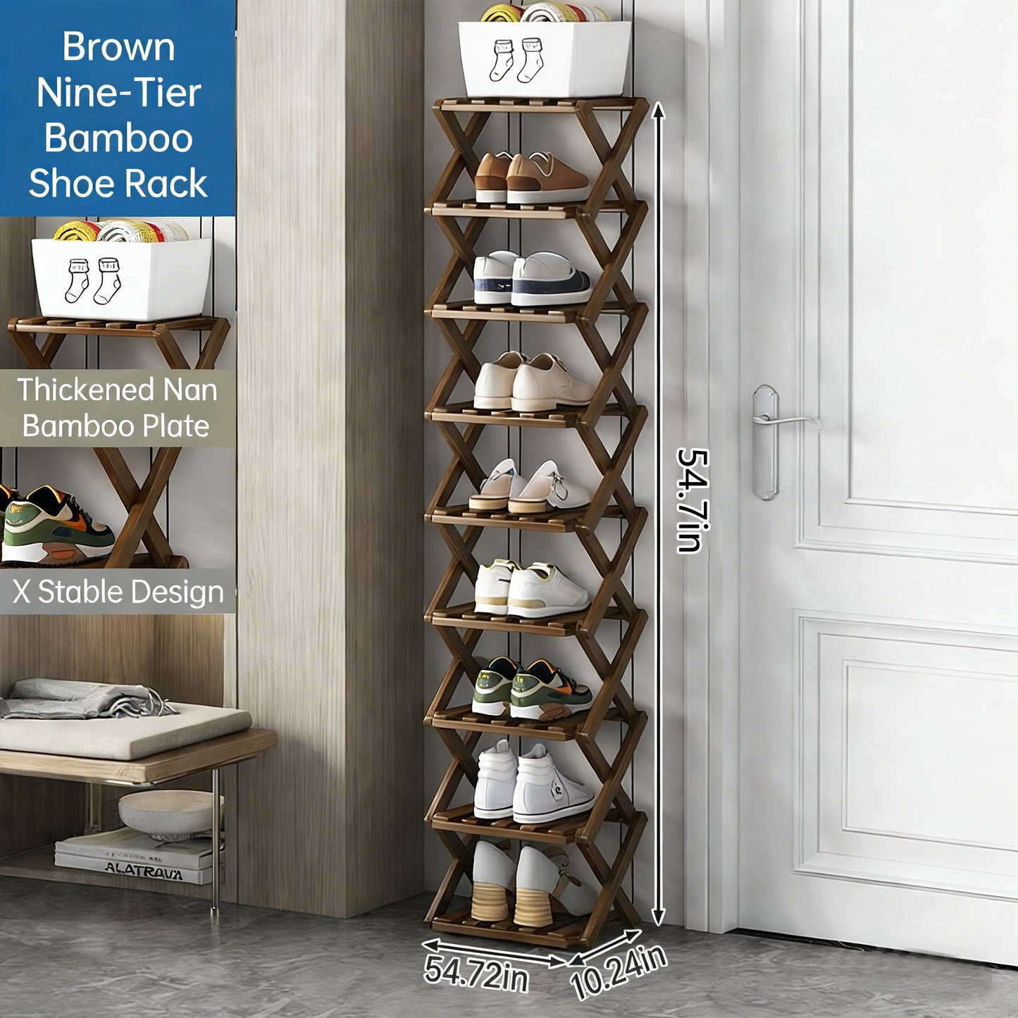 The 9-tier No-assembly Bamboo Rack ! – 9-tier No-assembly | Bamboo Ra… – Don't