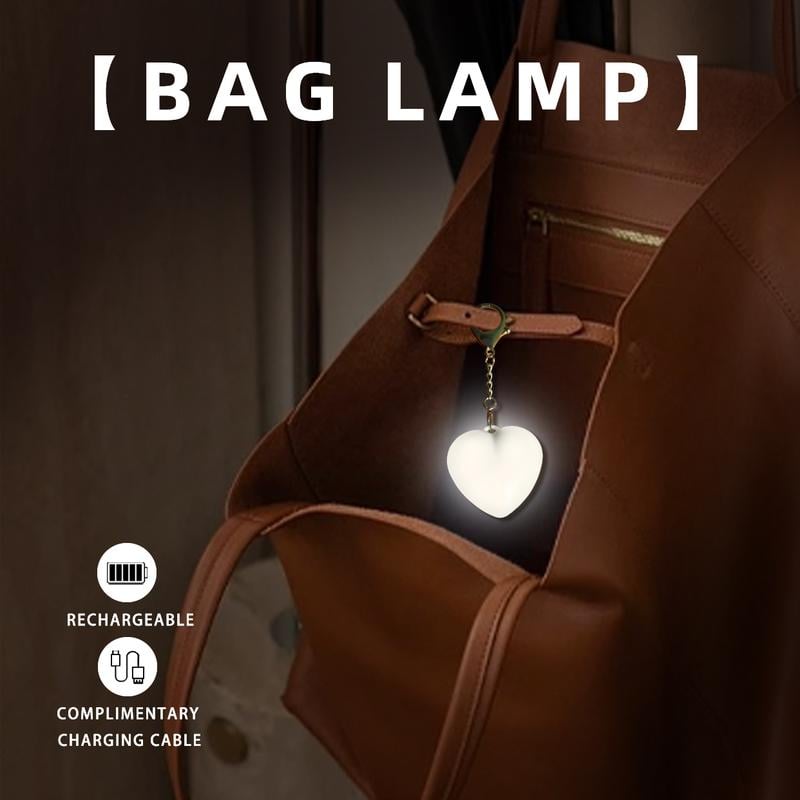 Touch Sensing Bag Light – Heart & Circle Design | Usb Rechargeable | … – ✅