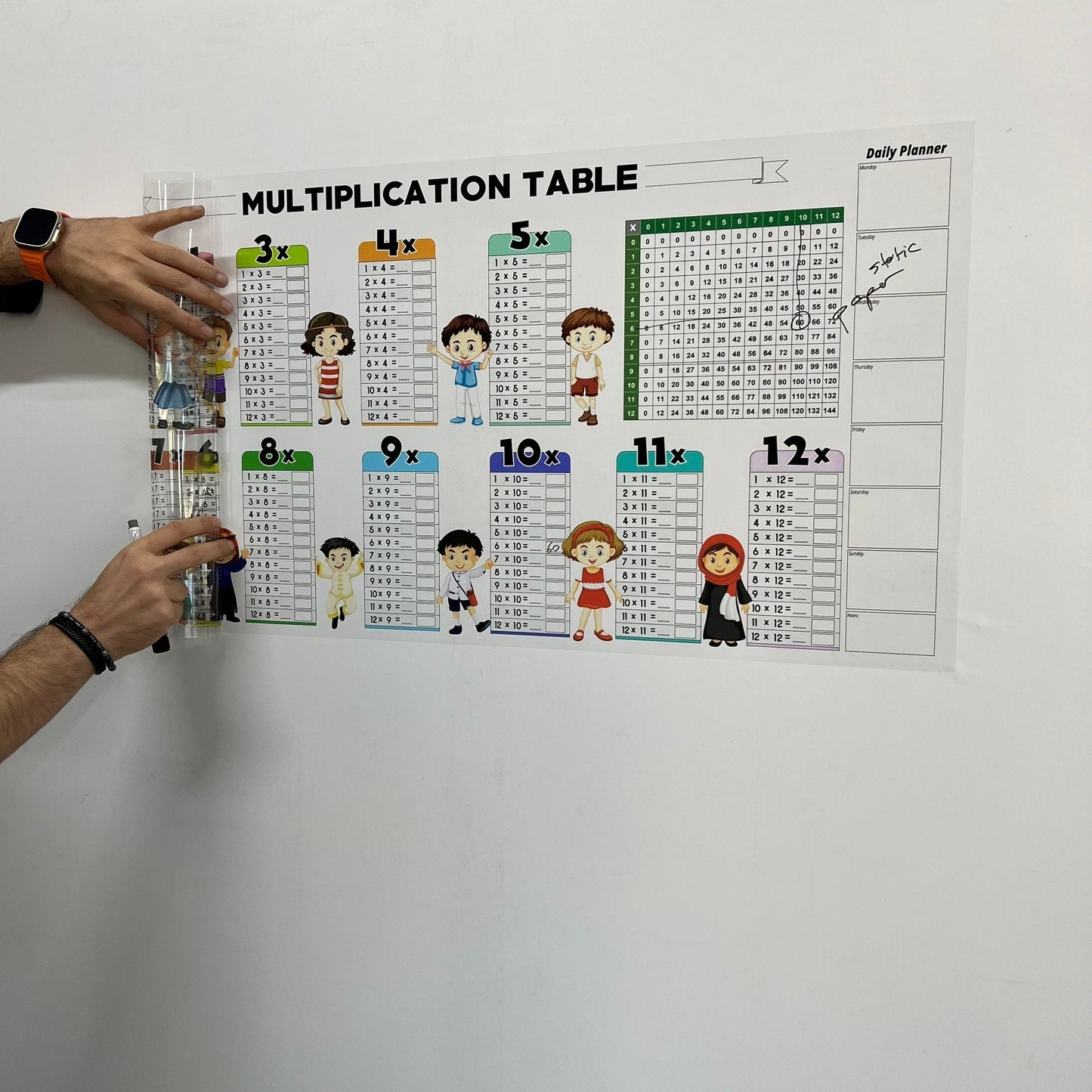 Dry Erase Colour Multiplication Table For Kids – Erase Colour | Multi… – ✨ Make