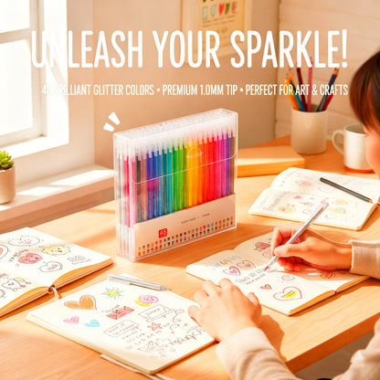 Glitter Gel Pen Set – Glitter | Best Value | Everyday Use – Don't Forget To Get