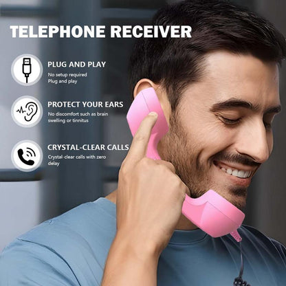 Retro Selection Bluetooth Phone Handset With Type-c Interface – Retro… –