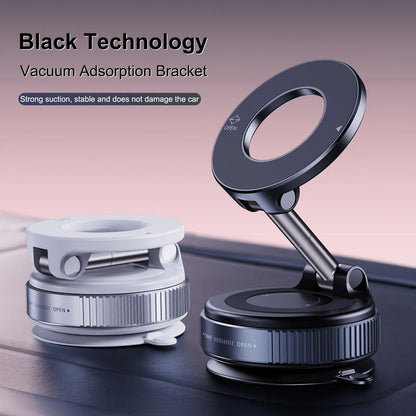 Newest 360° Adjustable Vacuum Magnetic Suction Cup Phone Holder … – Desription：