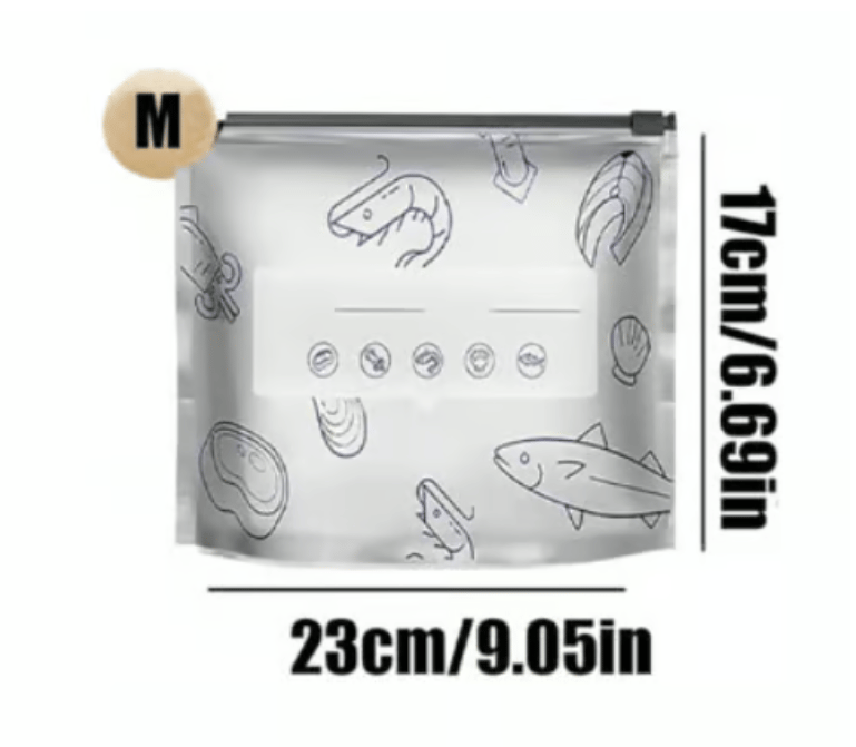 Pcs )reusable Aluminum Foil Sealable Storage Bags – (30pcs )reusab… – Reusable