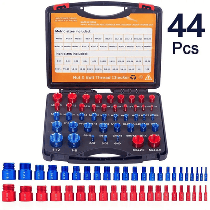 Nut & Bolt Thread Gauge Checker Set – Aluminium Alloy | Sae & Metric … – ⚠️