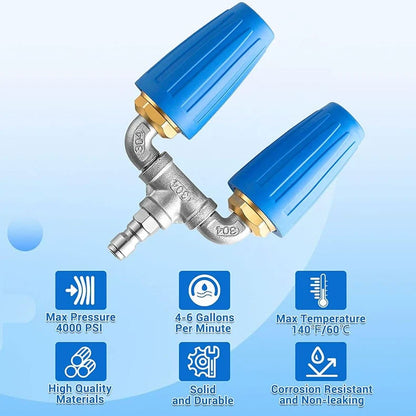 In-1 Triple Turbo Nozzle Pressure Washer – 360° Rotating, 4000 Psi,… – ❤️ All
