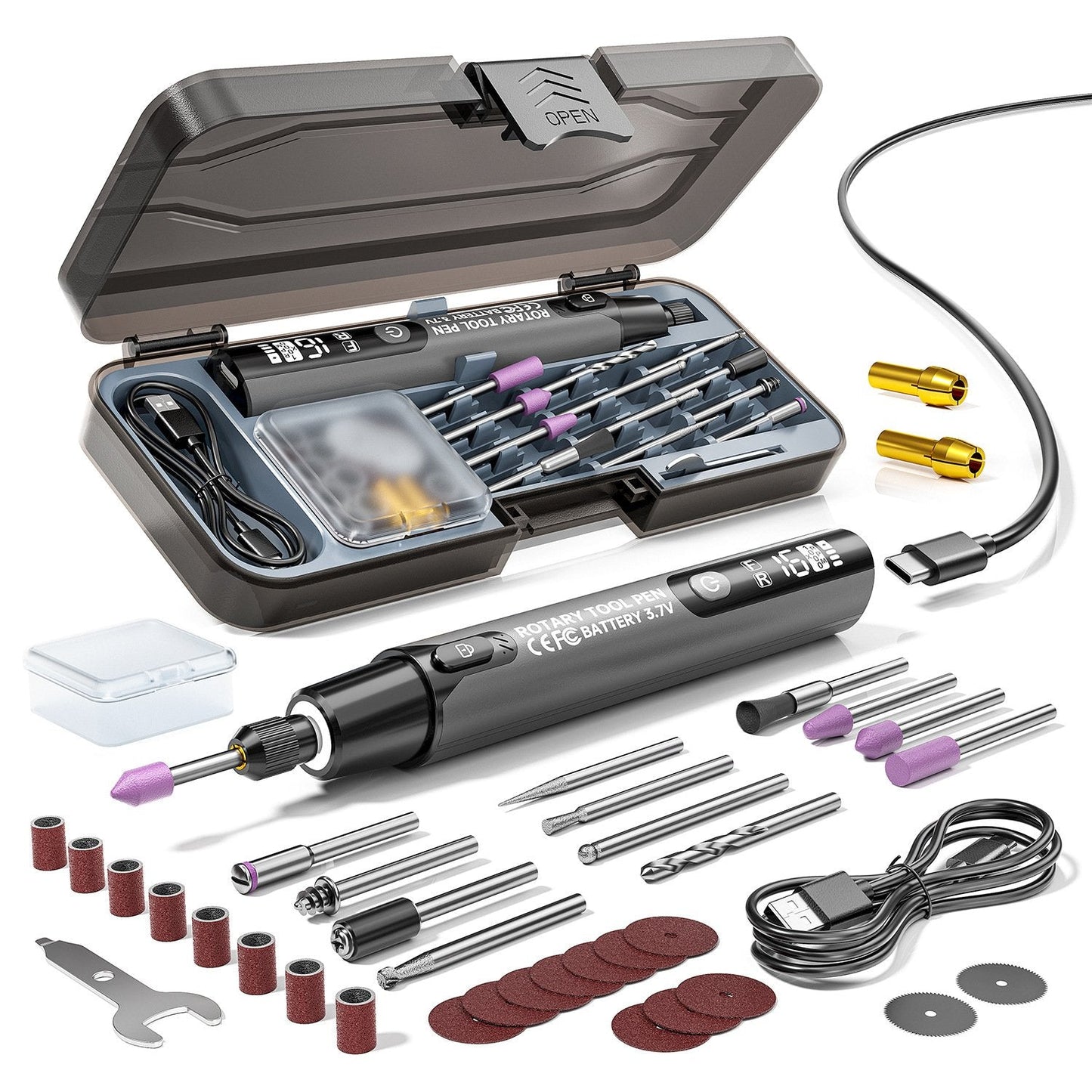 Mini Electric Rotary Tool Set – Mini Electric | Rotary Tool | Everyda… – 🔧