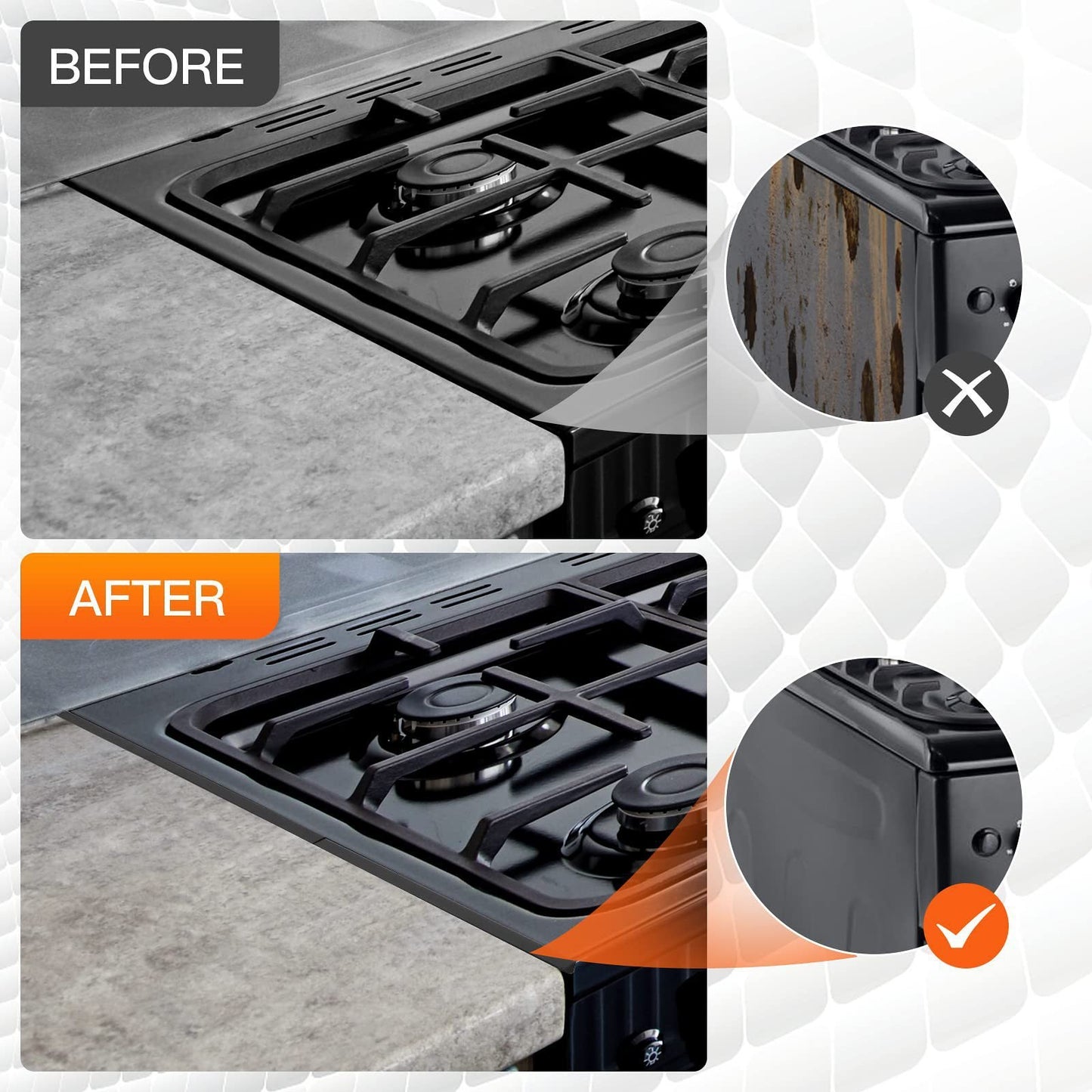 Retractable Stainless Steel Stove Gap Covers – 🎁retractable Stainl… – As A