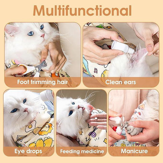 Cat Grooming Wrap – Grooming Wrap | Best Value | Everyday Use – Guaranteed |