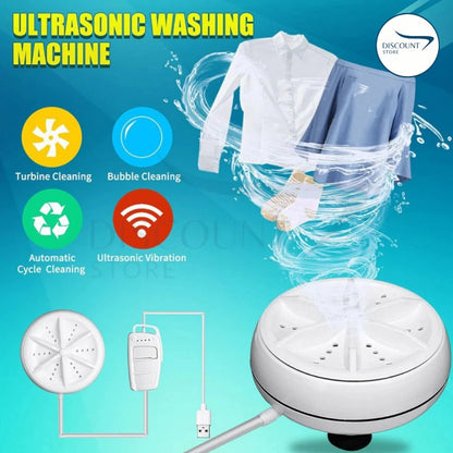 Portable Turbine Ultrasonic Washing Machine – Portable Turbine | Ultr… – 🔹