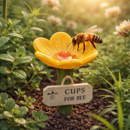 Flower-shaped Bee Watering Station – Flower-shaped Watering | Station… – Don't