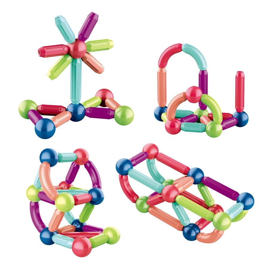 Children's Large Magnetic Building Sticks, Strong Magnet Educational … –